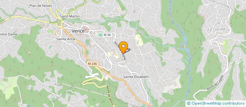 localisation de l'entreprise MONSIEUR CYRIL DURAND à VENCE