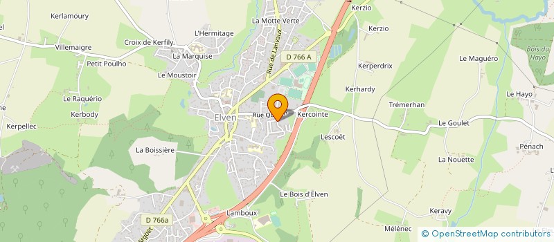 localisation de l'entreprise MONSIEUR CYRIL DURAND  ELVEN