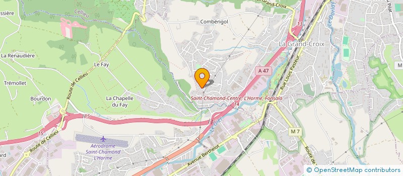 localisation de l'entreprise MONSIEUR CYRIL DURANDETTI  SAINT-CHRISTO-EN-JAREZ