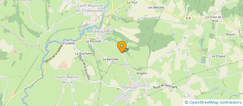 localisation de l'entreprise MONSIEUR CYRIL DUSSERT à CHATEAUNEUF