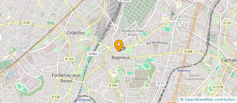 localisation de l'entreprise MONSIEUR CYRIL ENAULT à BAGNEUX