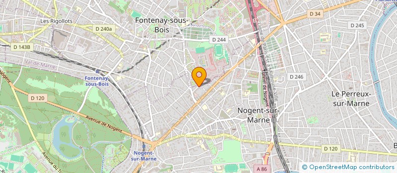 localisation de l'entreprise MONSIEUR CYRIL ENAULT à NOGENT-SUR-MARNE