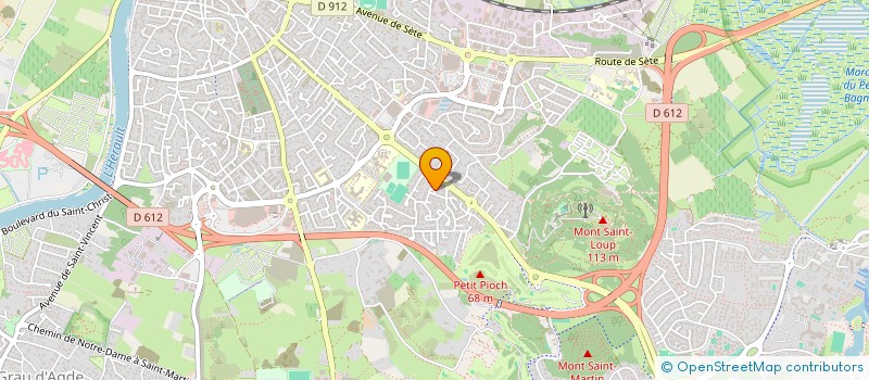 localisation de l'entreprise MONSIEUR CYRIL ERRICO  AGDE