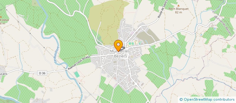 localisation de l'entreprise MONSIEUR CYRIL ESCANDE  MURVIEL-LES-BEZIERS