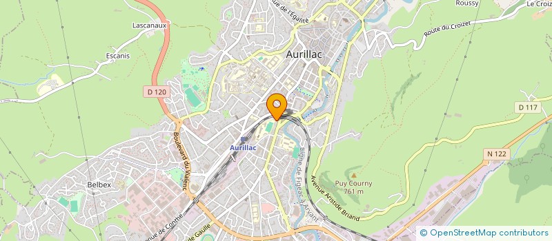 localisation de l'entreprise MONSIEUR CYRIL ESPINASSE  CUZAC