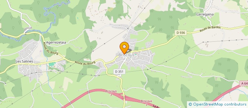 localisation de l'entreprise MONSIEUR CYRIL ETCHEVERRIA à LA BASTIDE CLAIRENCE