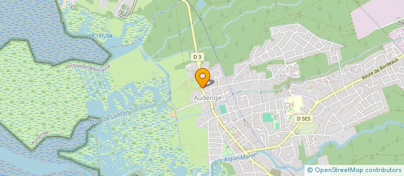 localisation de l'entreprise MONSIEUR CYRIL EVANS  AUDENGE