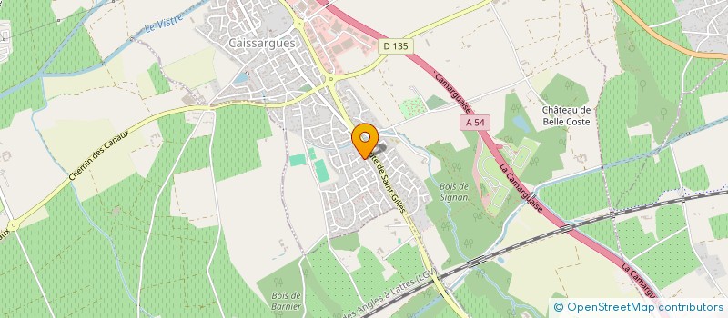 localisation de l'entreprise MONSIEUR CYRIL FALORNI  CAISSARGUES