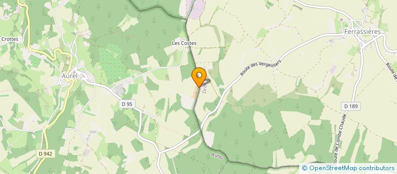 localisation de l'entreprise MONSIEUR CYRIL FALQUES  AUREL