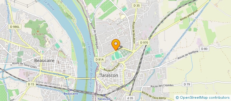 localisation de l'entreprise MONSIEUR CYRIL FANIEL  TARASCON