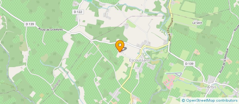 localisation de l'entreprise MONSIEUR CYRIL FAUGERE  ESCOUSSANS