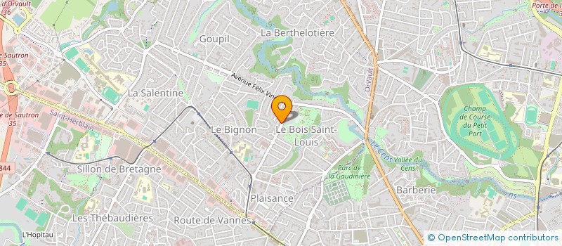 localisation de l'entreprise MONSIEUR CYRIL FAUVEAU à ORVAULT
