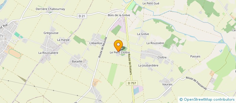 localisation de l'entreprise MONSIEUR CYRIL FELIX  PARCAY-SUR-VIENNE