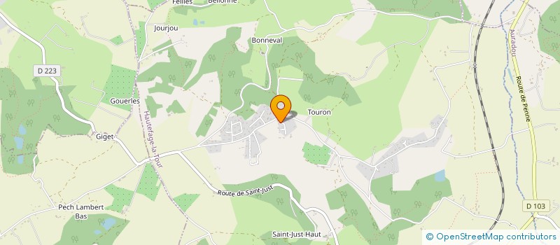 localisation de l'entreprise MONSIEUR CYRIL FENEROL  HAUTEFAGE-LA-TOUR