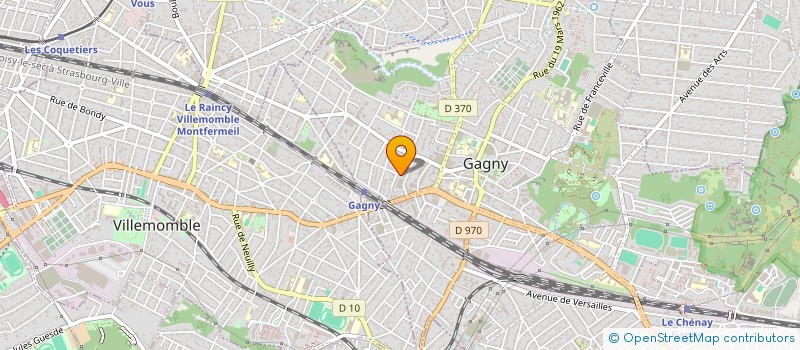 localisation de l'entreprise MONSIEUR CYRIL FERRAN  GAGNY