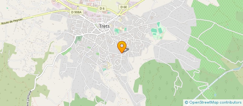 localisation de l'entreprise MONSIEUR CYRIL FIEVET à TRETS