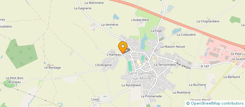 localisation de l'entreprise MONSIEUR CYRIL FIGUREAU à SEVREMOINE