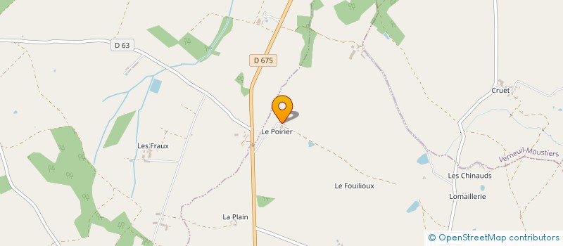 localisation de l'entreprise MONSIEUR CYRIL FILLAUD à TERSANNES