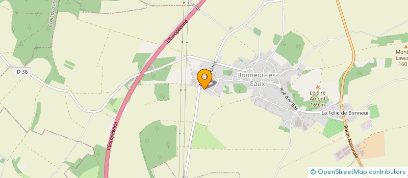 localisation de l'entreprise MONSIEUR CYRIL FOLLET  BONNEUIL-LES-EAUX