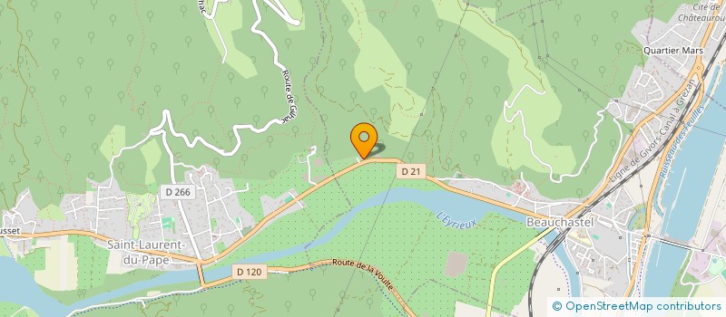 localisation de l'entreprise MONSIEUR CYRIL FOMBARLET  SAINT-LAURENT-DU-PAPE