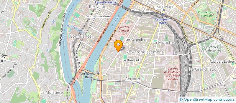 localisation de l'entreprise MONSIEUR CYRIL FONGIE  LYON