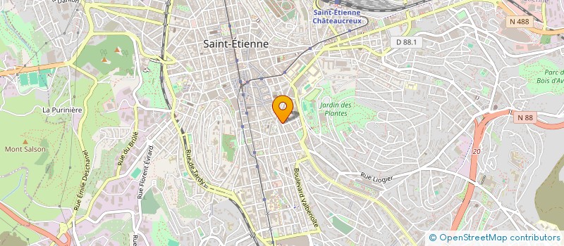 localisation de l'entreprise MONSIEUR CYRIL FORCHELET à SAINT-ETIENNE