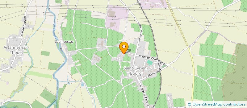 localisation de l'entreprise MONSIEUR CYRIL FOREST à BELLEVIGNE-LES-CHATEAUX