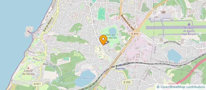 localisation de l'entreprise MONSIEUR CYRIL FORGES  BIARRITZ