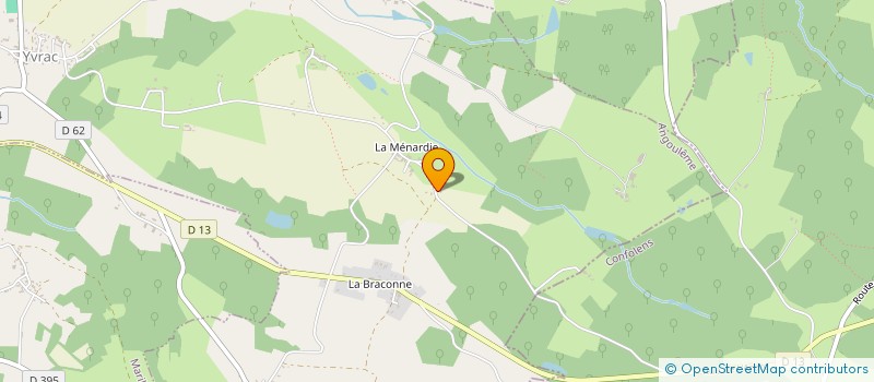 localisation de l'entreprise MONSIEUR CYRIL FORTIN à YVRAC-ET-MALLEYRAND