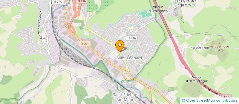 localisation de l'entreprise MONSIEUR CYRIL FOUBERT  SAINT-LEONARD