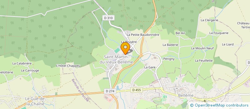 localisation de l'entreprise MONSIEUR CYRIL FOUCAULT à SAINT-MARTIN-DU-VIEUX-BELLEME