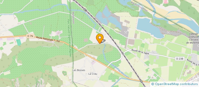 localisation de l'entreprise MONSIEUR CYRIL FOUILLOT  MALLEMORT