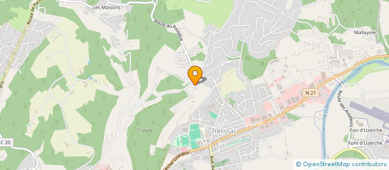 localisation de l'entreprise MONSIEUR CYRIL FOURNEREAUT  TRELISSAC