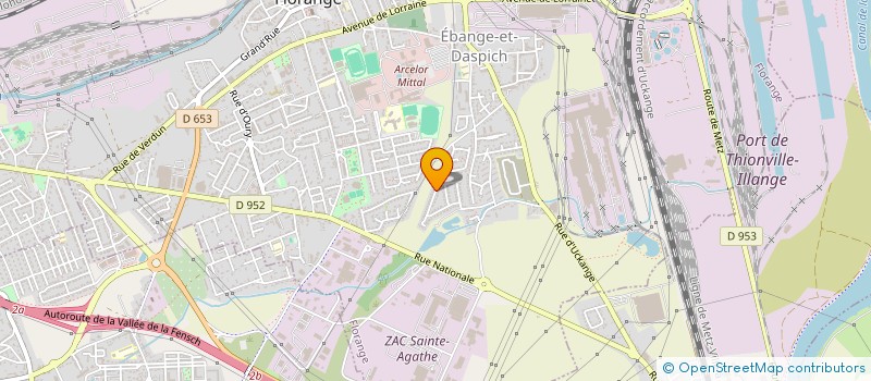 localisation de l'entreprise MONSIEUR CYRIL FOURNIER  FLORANGE