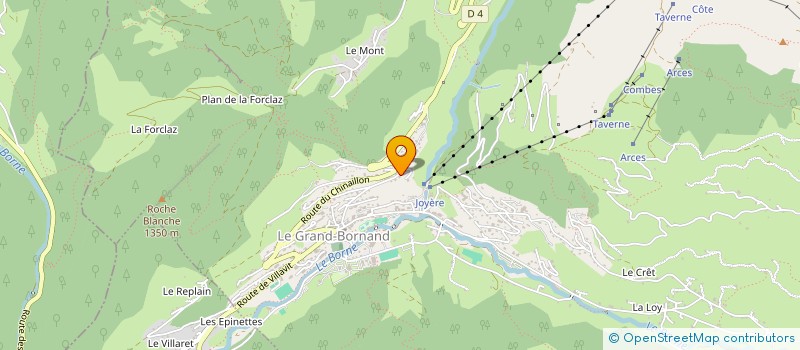 localisation de l'entreprise MONSIEUR CYRIL FOURNIER LANGLAIS  LE GRAND-BORNAND