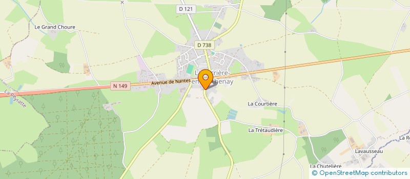 localisation de l'entreprise MONSIEUR CYRIL FRAGU à LA FERRIERE-EN-PARTHENAY