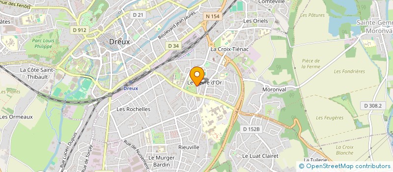 localisation de l'entreprise MONSIEUR CYRIL FRANCHETTE à DREUX