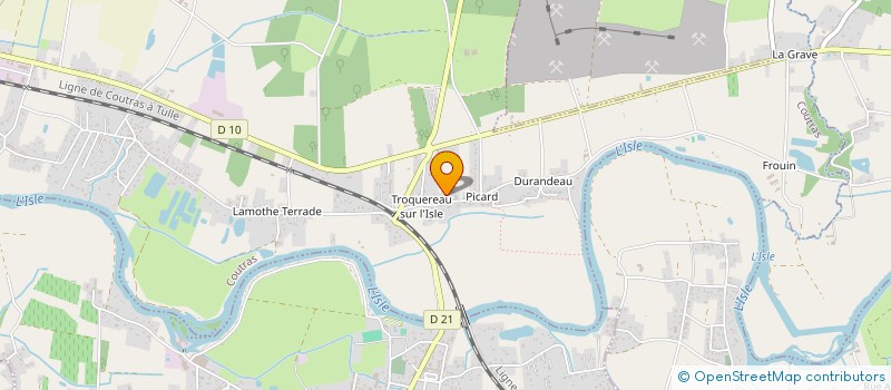 localisation de l'entreprise MONSIEUR CYRIL FREDOUX  COUTRAS