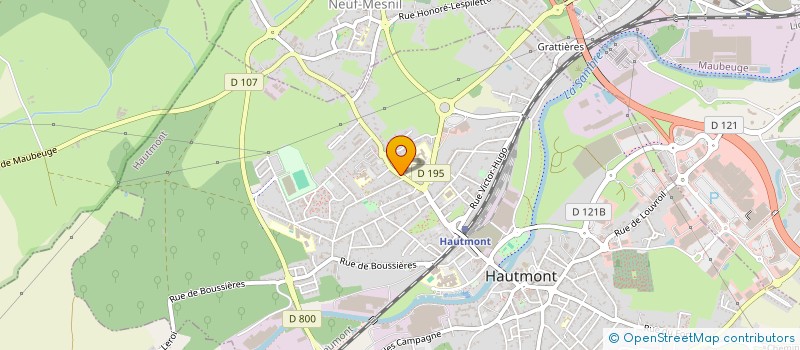 localisation de l'entreprise MONSIEUR CYRIL FROMENT  HAUTMONT