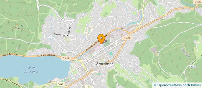 localisation de l'entreprise MONSIEUR CYRIL FUCHS  GERARDMER