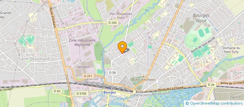 localisation de l'entreprise MONSIEUR CYRIL GABORET  BOURGES