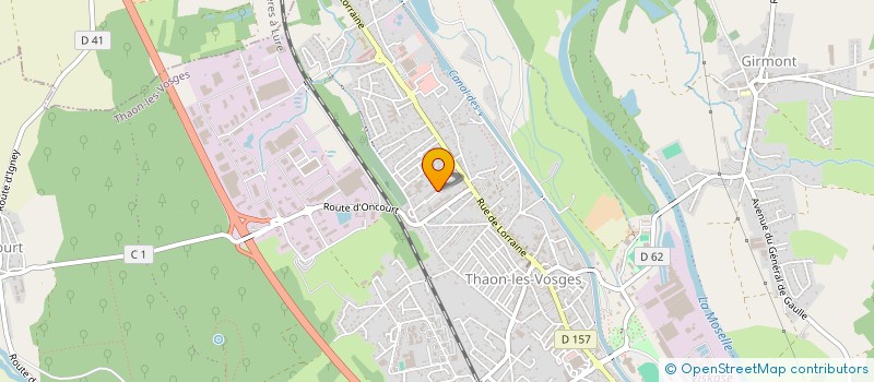 localisation de l'entreprise MONSIEUR CYRIL GAETTER  THAON-LES-VOSGES