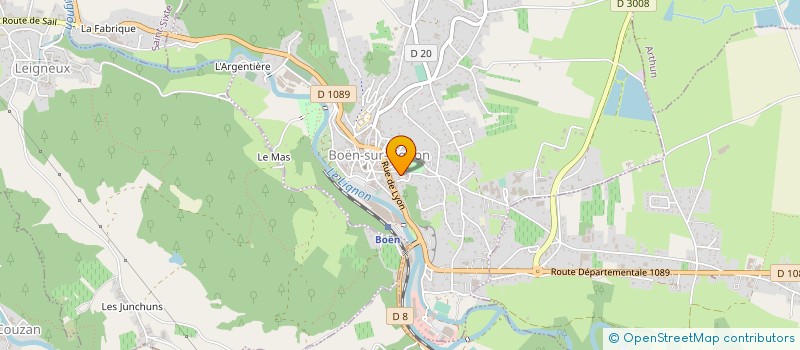 localisation de l'entreprise MONSIEUR CYRIL GAILLARD  BOEN-SUR-LIGNON