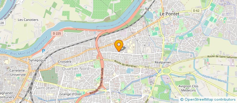 localisation de l'entreprise MONSIEUR CYRIL GALERAN  LE PONTET