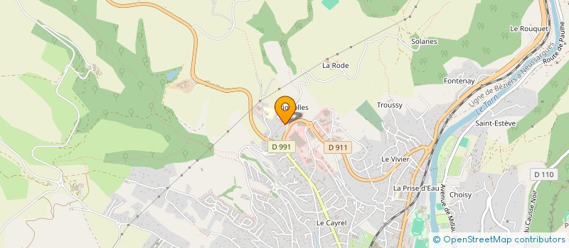 localisation de l'entreprise MONSIEUR CYRIL GALLOIS à MILLAU