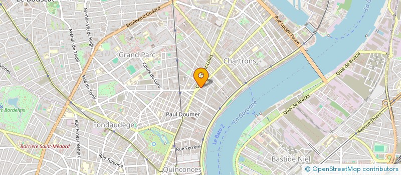 localisation de l'entreprise MONSIEUR CYRIL GALLON  BORDEAUX