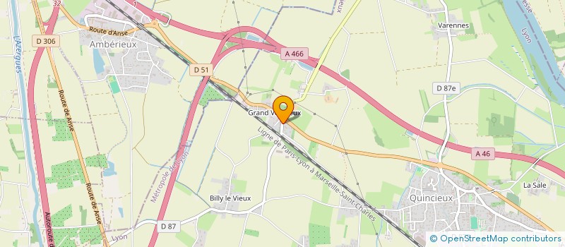 localisation de l'entreprise MONSIEUR CYRIL GALLY  QUINCIEUX