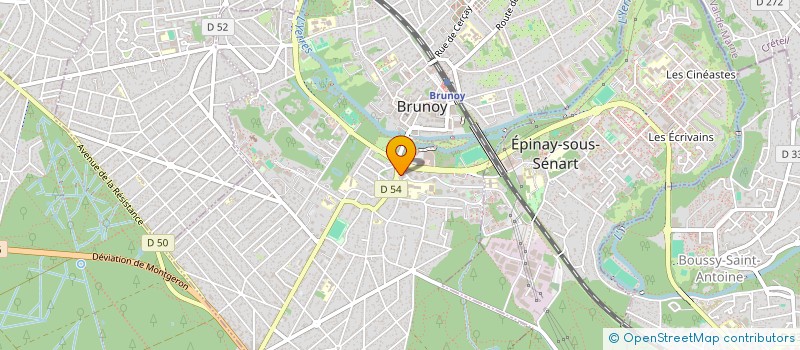 localisation de l'entreprise MONSIEUR CYRIL GANET  BRUNOY