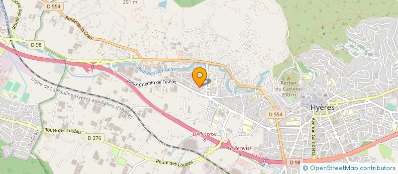 localisation de l'entreprise MONSIEUR CYRIL GARCIA  LA FARLEDE