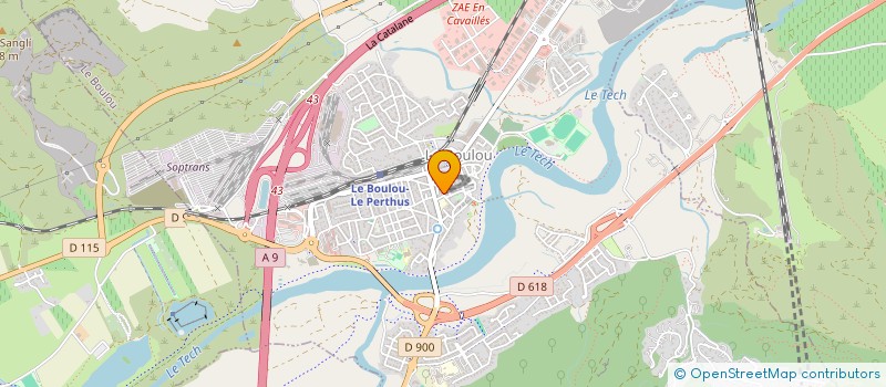 localisation de l'entreprise MONSIEUR CYRIL GARCIA  LE BOULOU